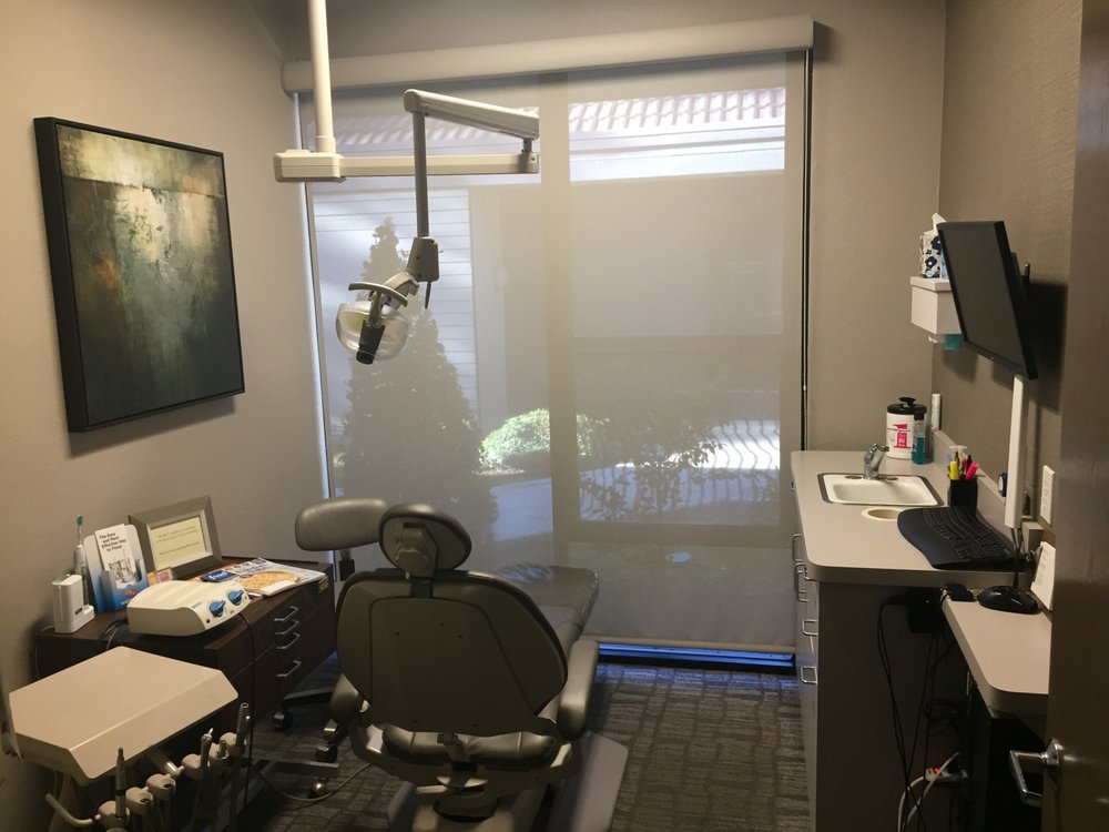 Private operatory with garden window view