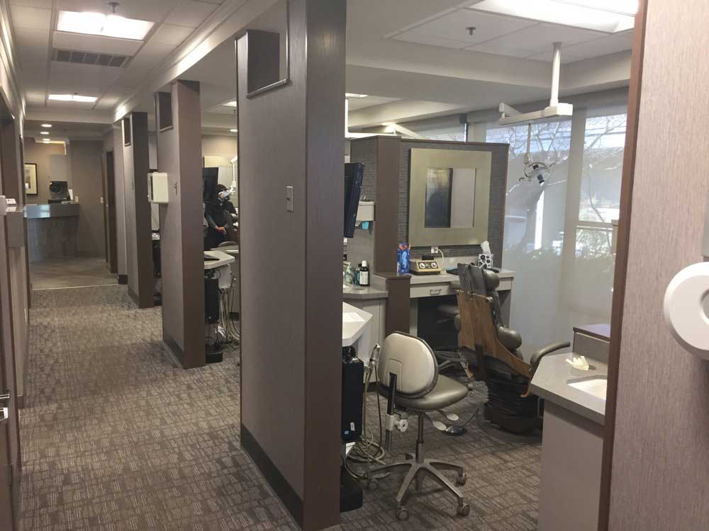 Treatment area with multiple operatories